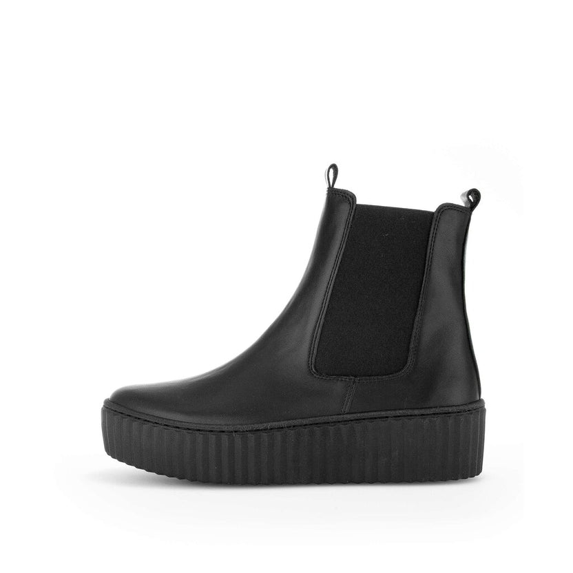 Bottines Chelsea Gabor 33.712.27 Noir sur noir