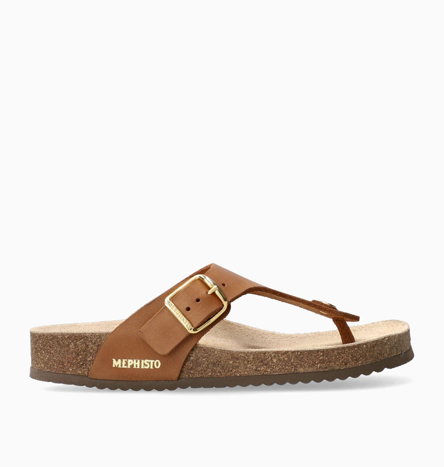 MEPHISTO MELINDA SANDALE À TONG CAMEL