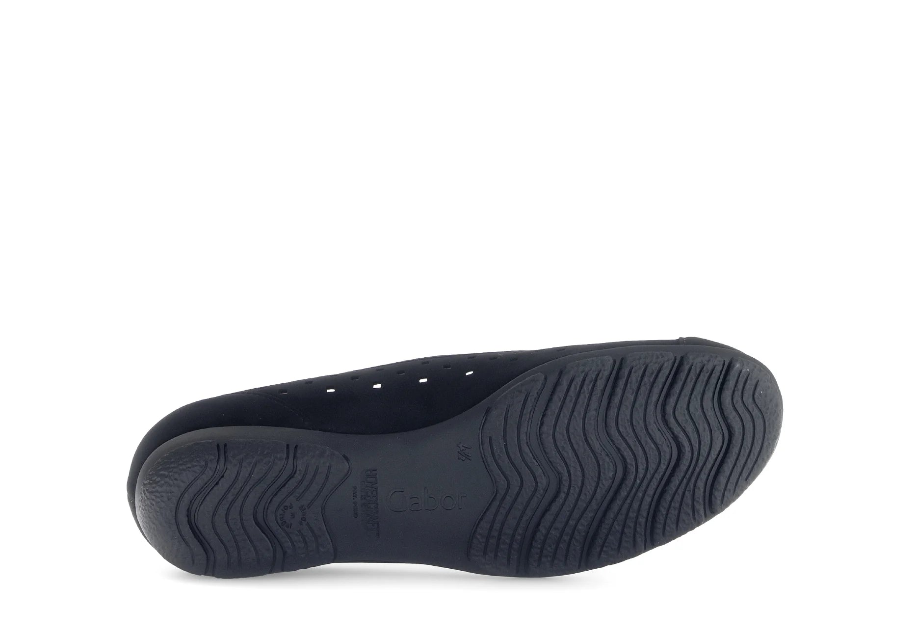 GABOR BALLET PERF 64 169 17 NUBUCK SOUPLE NOIR