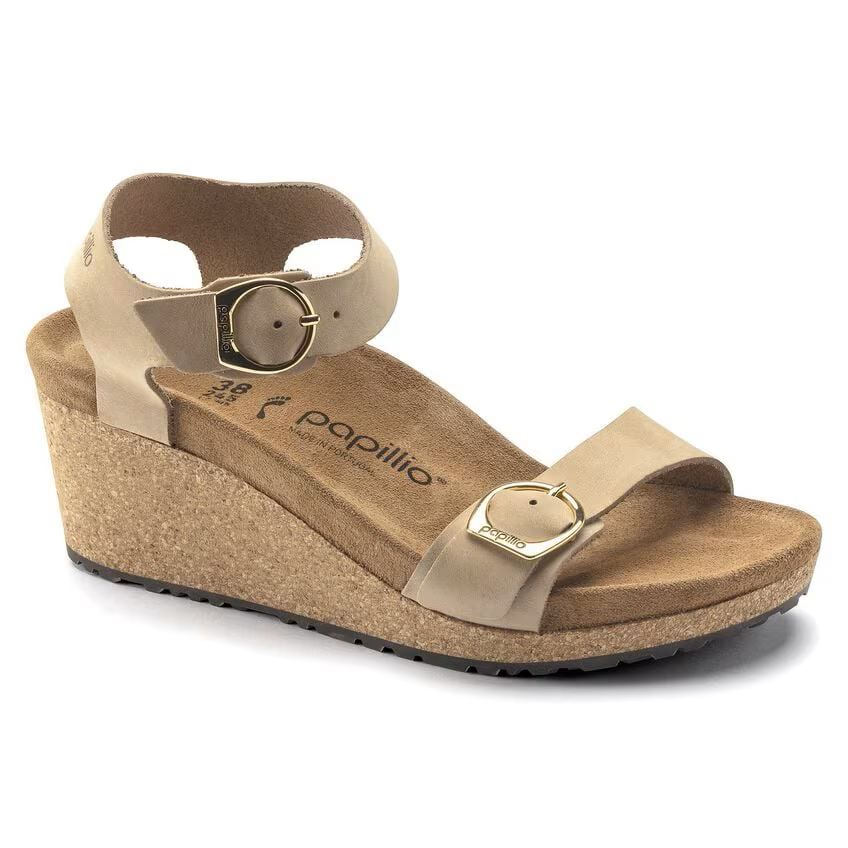 BIRKENSTOCK SOLEY ANNEAU BOUCLE NU SANDCASTLE