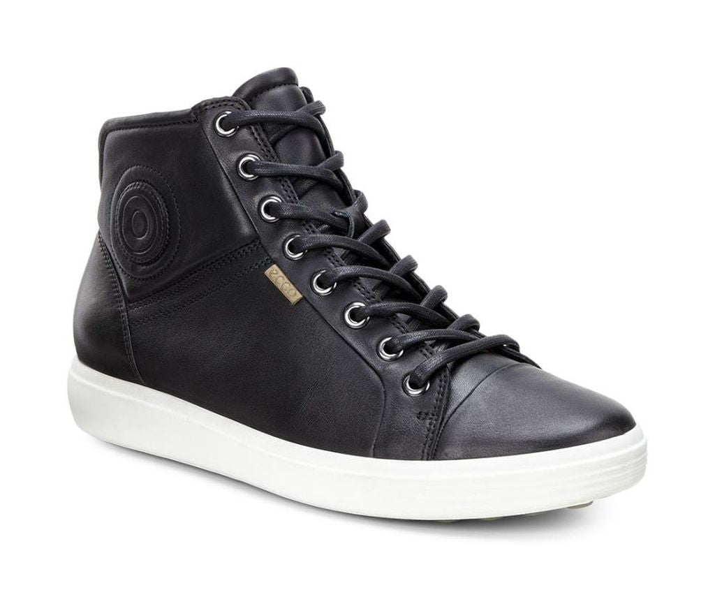 ECCO SOFT 7 LADIES MONTANTES NOIRES DROID