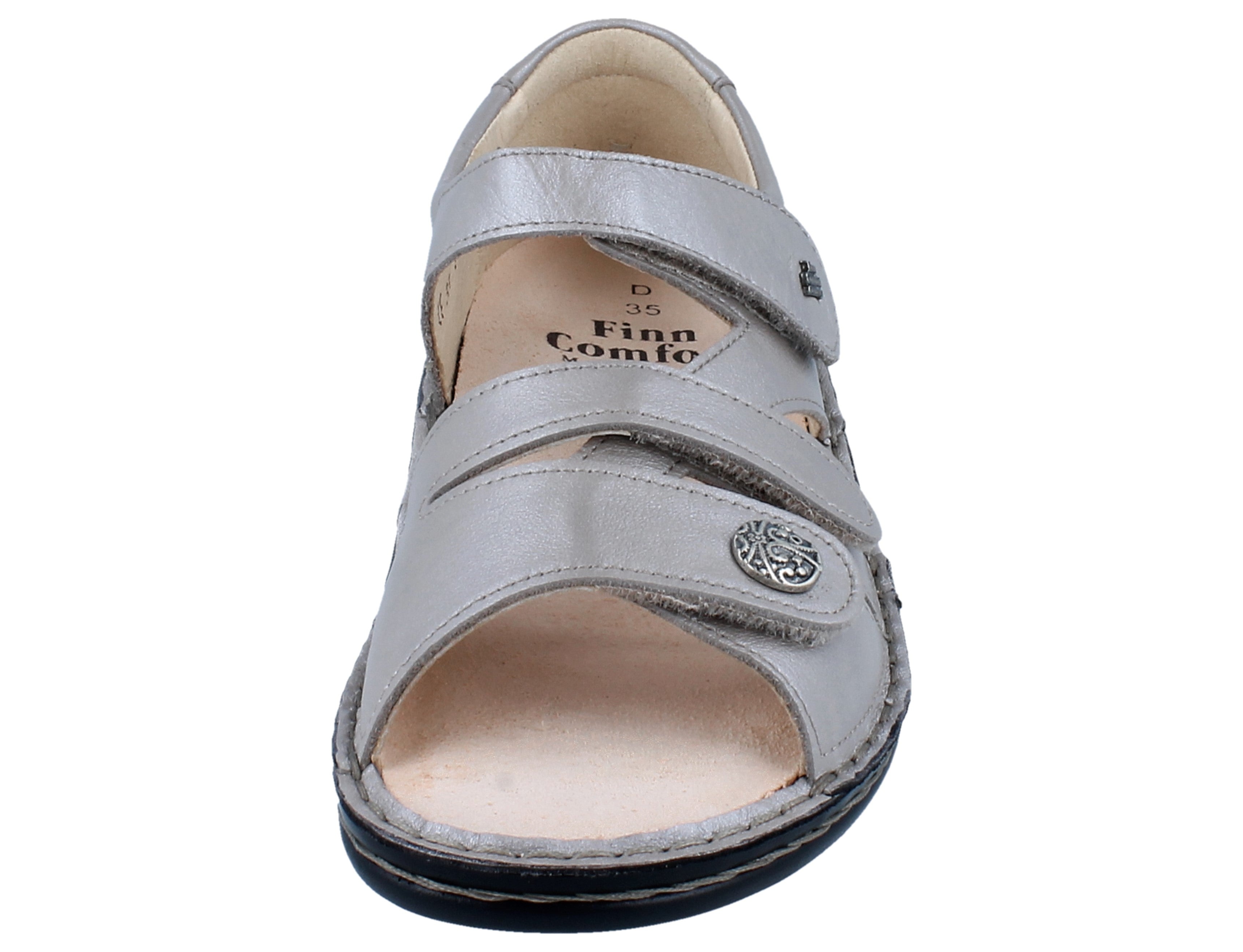 FINN COMFORT SINTRA TALON FERMÉ SOUPLE TAUPE LUXPERLA