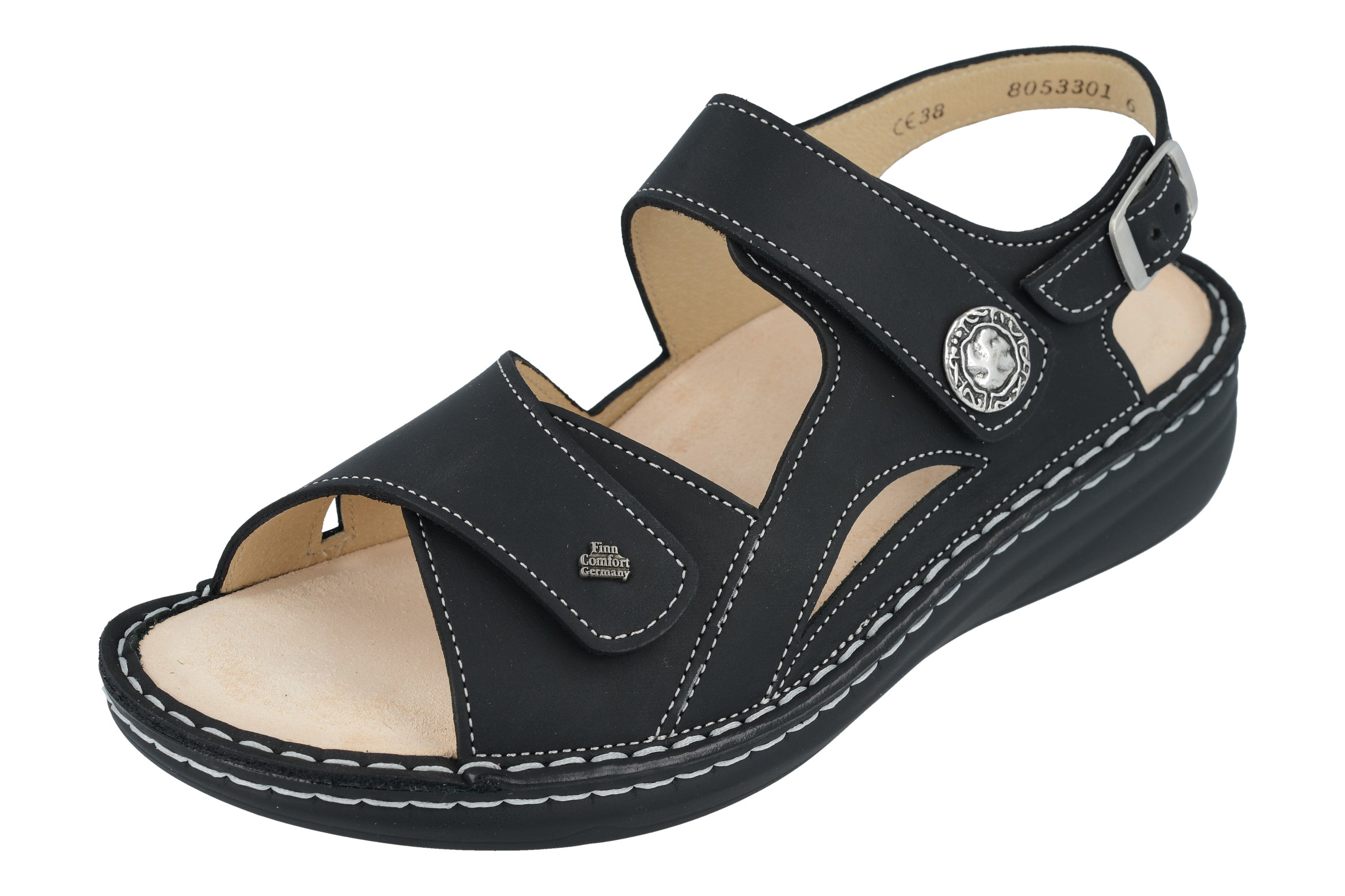 FINN COMFORT BARBUDA MELLOW SOFT BLACK SIRIO