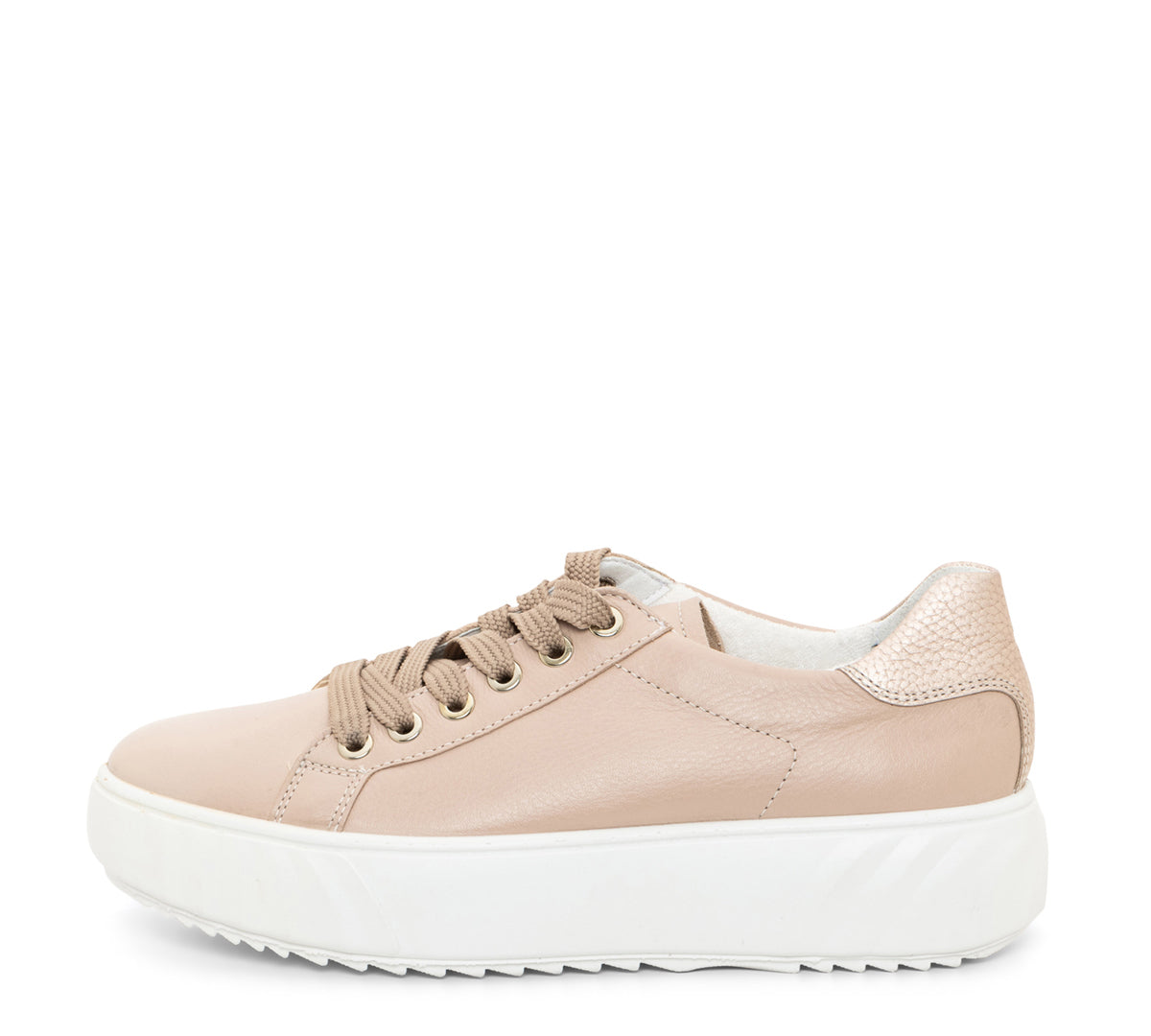 CHAUSSURES ARA MIKKY SNEAKER À LACETS EN CUIR DE VEAU SABLE