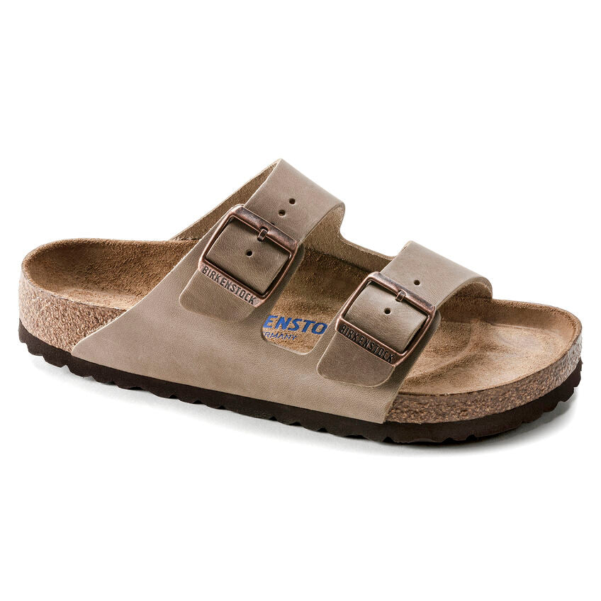 BIRKENSTOCK ARIZONA SFB CUIR HUILÉ TABAC