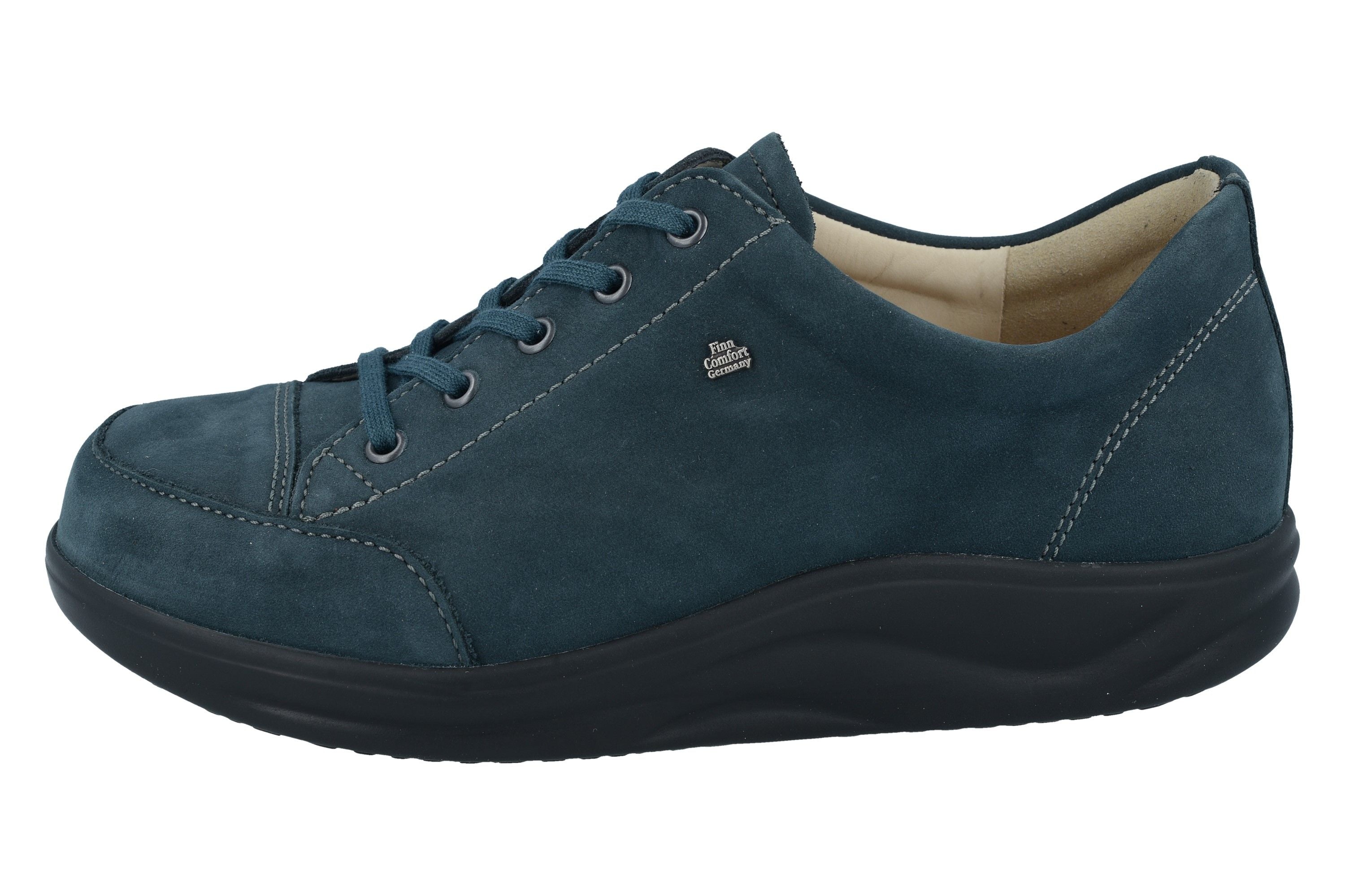 BASKETS FINN COMFORT HUELVA À LACETS OILBUK PETROL