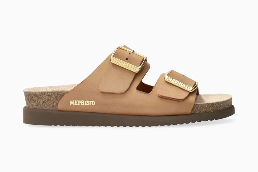 MEPHISTO HESTER SANDAL CAMEL SCRATCH