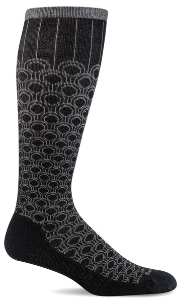 SOCKWELL DECO-DOT - 15-20 mmHg OTC NOIR