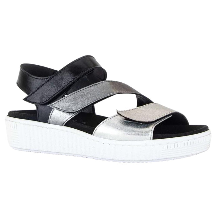 GABOR  BACK STRAP  43-600-61 SILVER STONE BLACK MIX