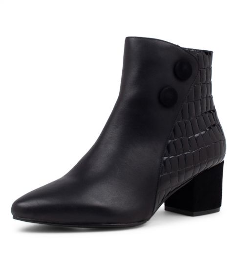 BOTTINES ZIERA VEYDA NOIRES MIXTES