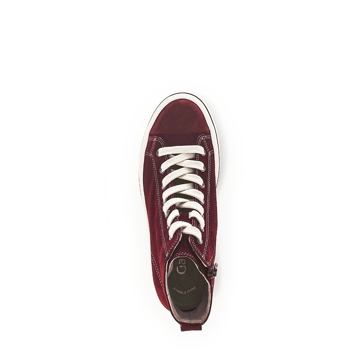 CHAUSSURES MONTANTES GABOR ZIP 33.660.15 DAIM OPERA FONCÉ