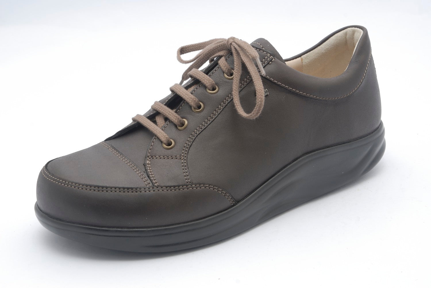 BASKETS FINN COMFORT HUELVA À LACETS GRIZZLY CAYENNE