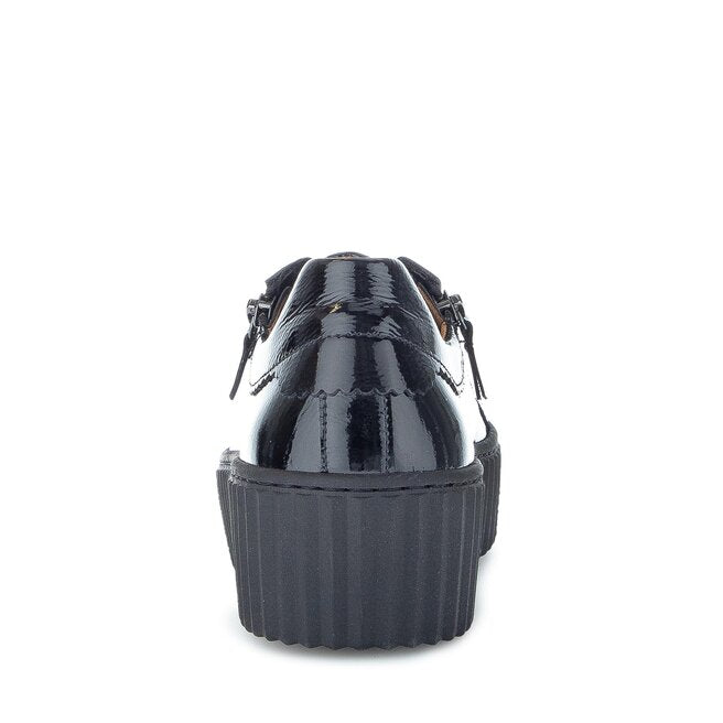 GABOR SNEAKER ZIP 33.200.97 BLACK PATENT