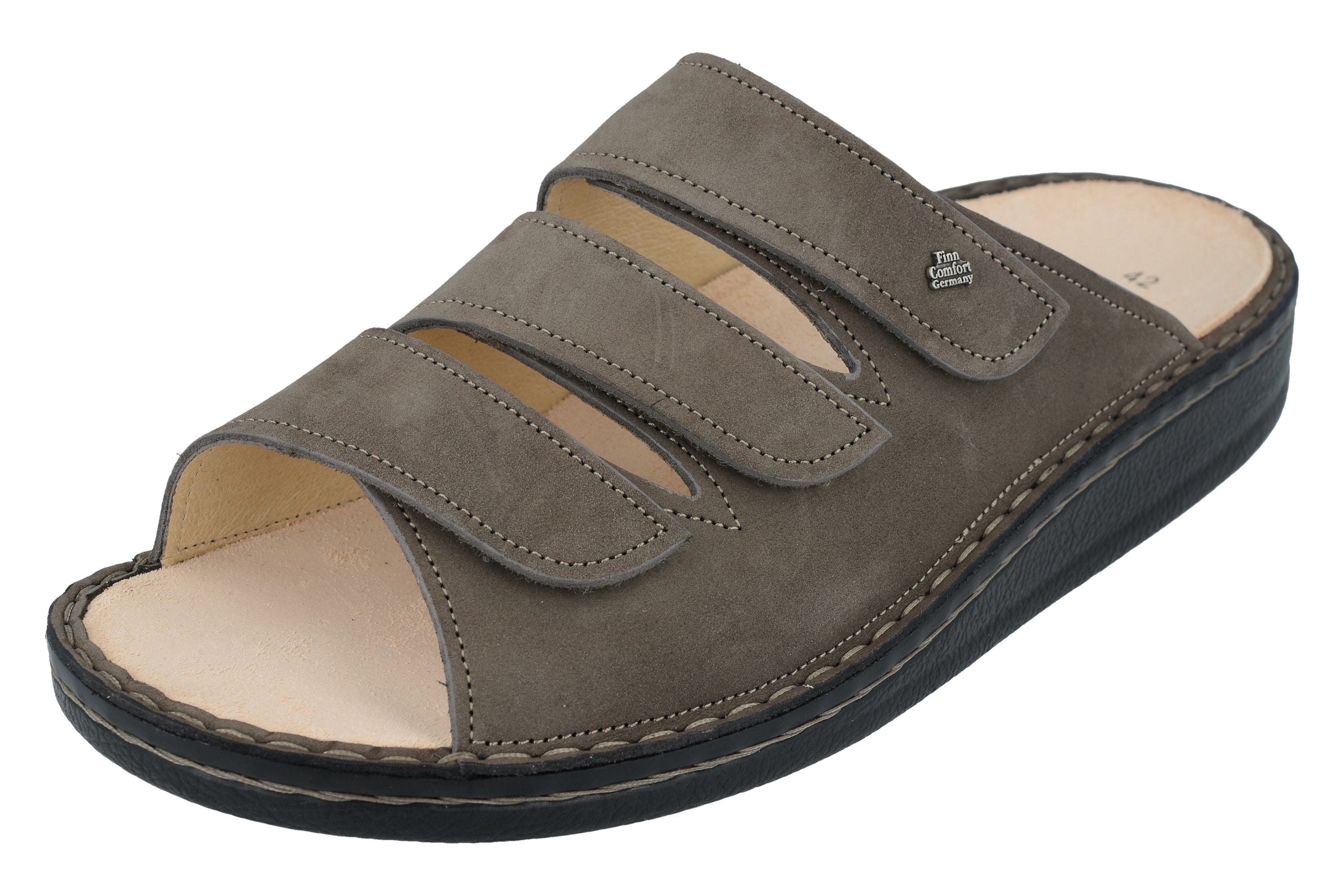 FINN COMFORT KORFU SANDAL ELEPHANTE NUBUCK