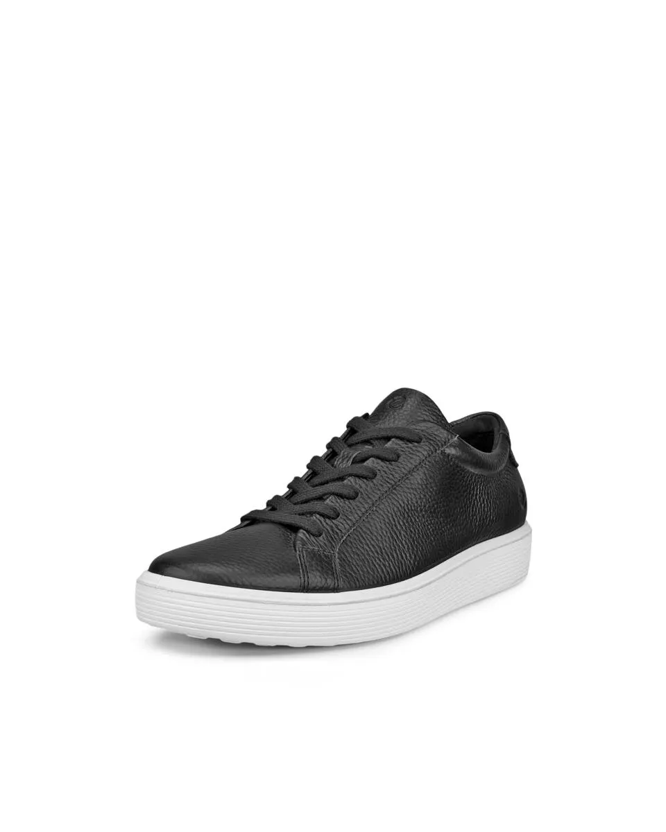 Baskets à lacets ECCO SOFT 60 pour femme en cuir noir