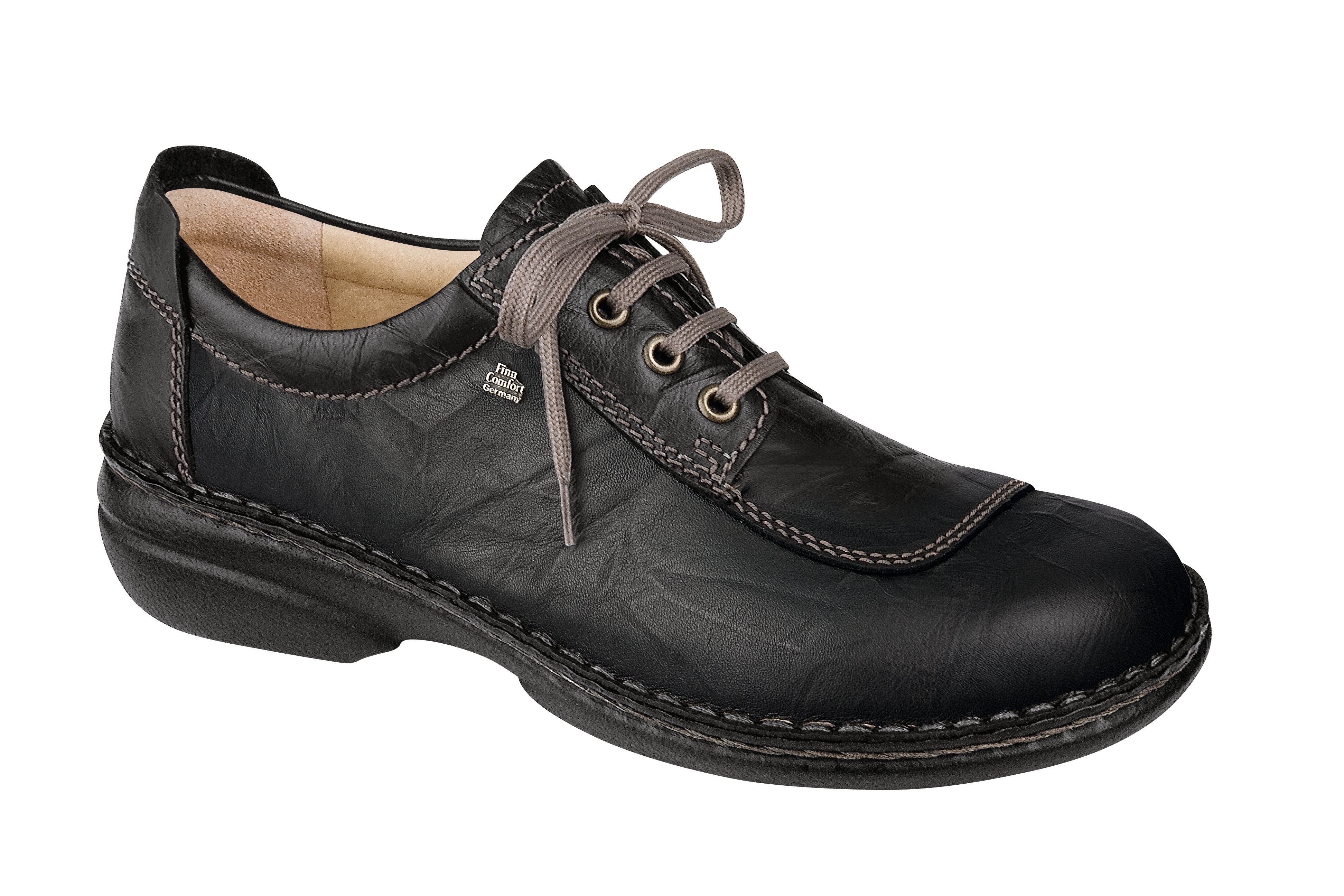 FINN COMFORT LEXINGTON BLACK PLISSEE