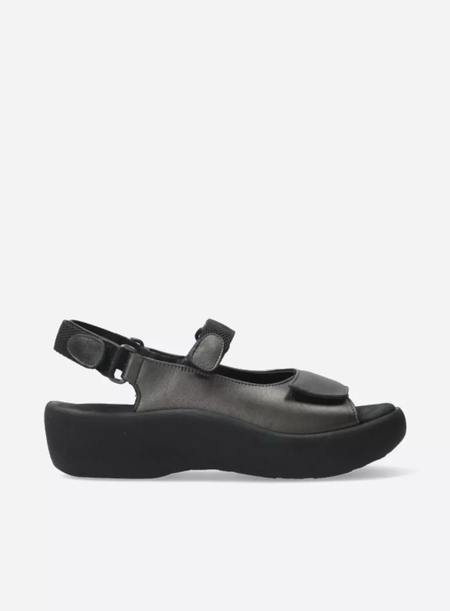 SANDALE WOLKY BIJOU EN CUIR INOX
