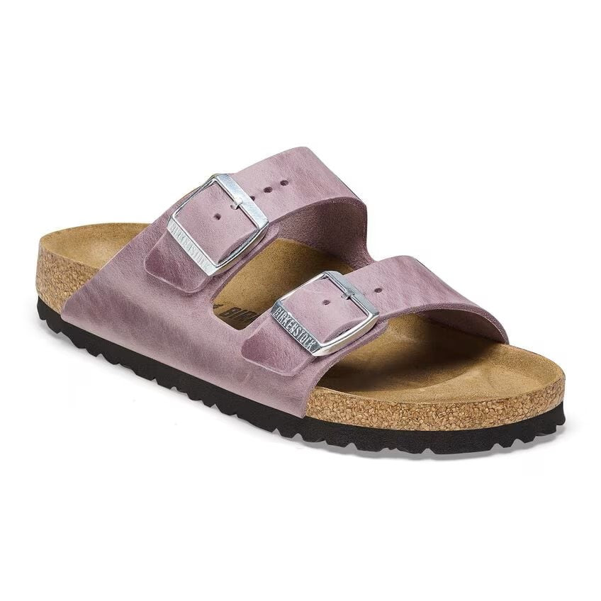 BIRKENSTOCK ARIZONA CUIR HUILÉ LAVANDE