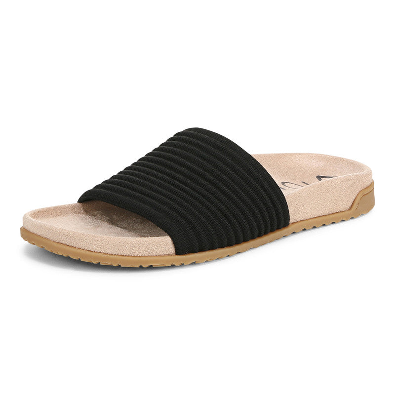 Claquettes en tricot VIONIC EVIE noires