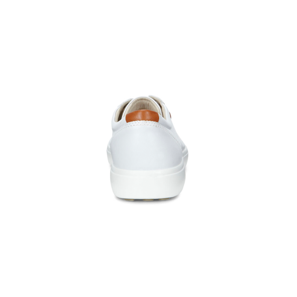 Baskets à lacets ECCO SOFT 7 M en cuir blanc