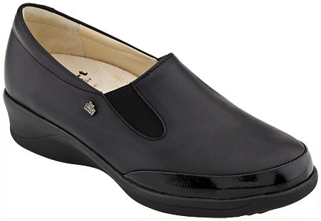 FINN COMFORT TALLINN BLACK/BLACK PATENT