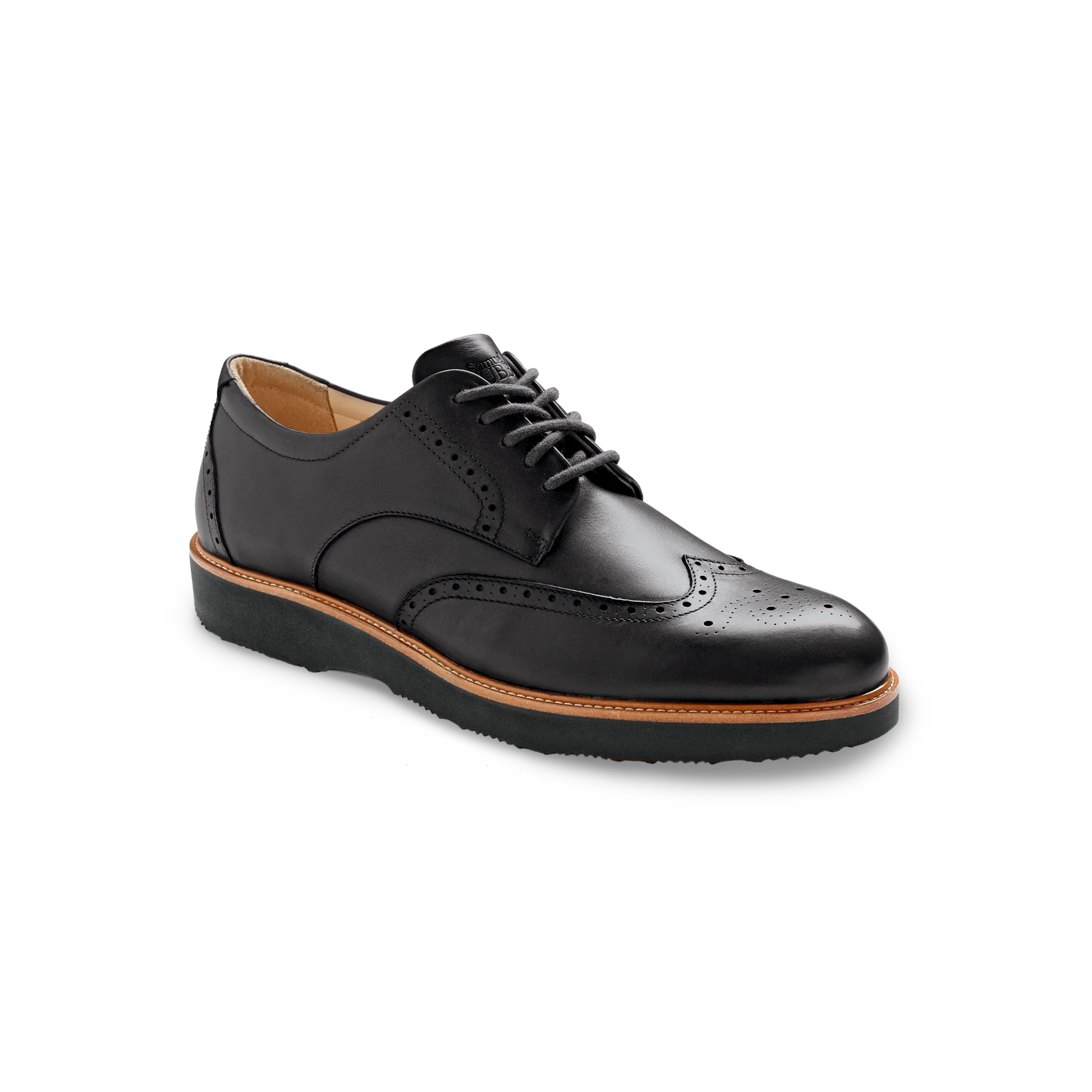SAMUEL HUBBARD TIPPING POINT OXFORD CUIR NOIR