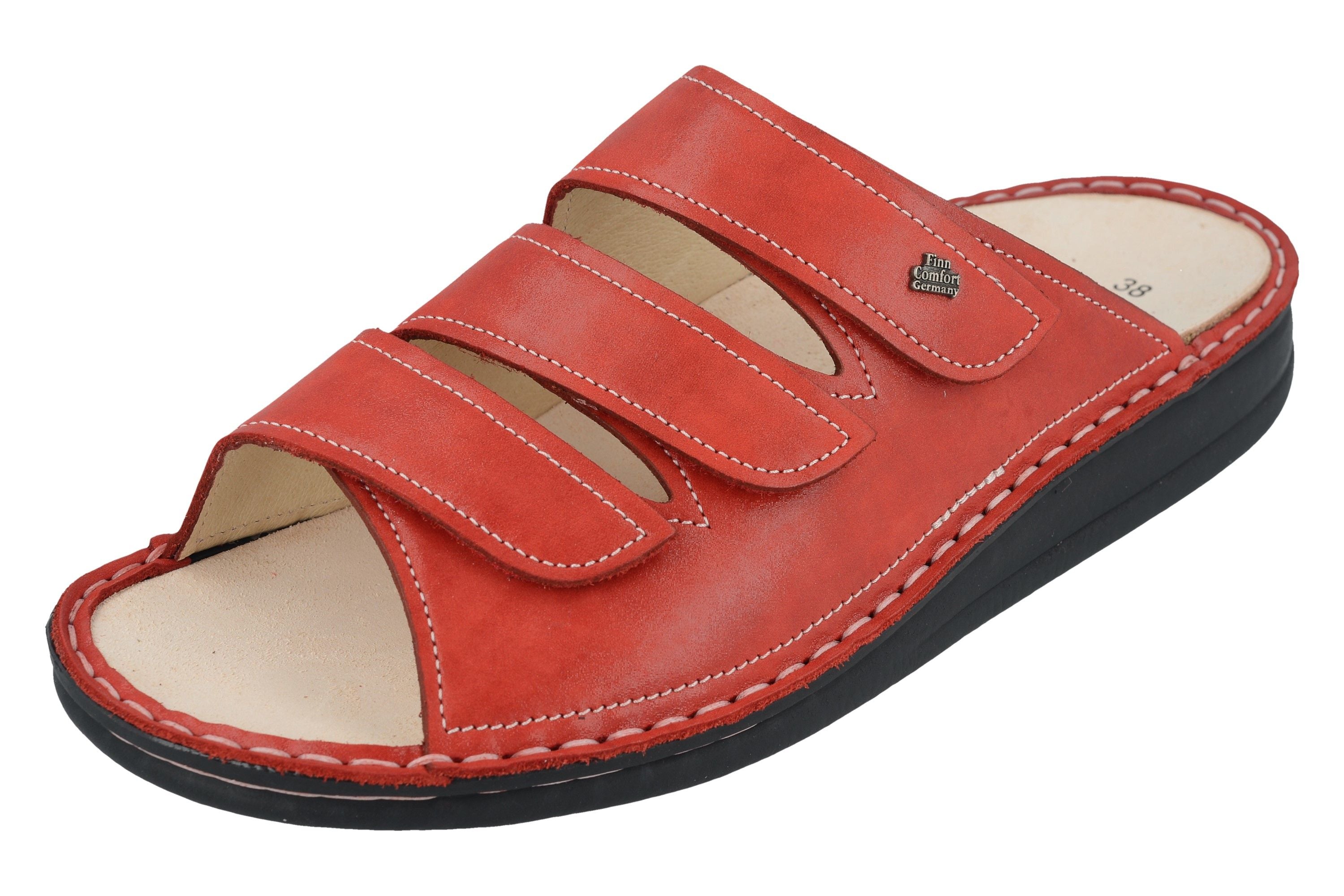 SANDALE FINN COMFORT KORFU ROUGE KENNEDY