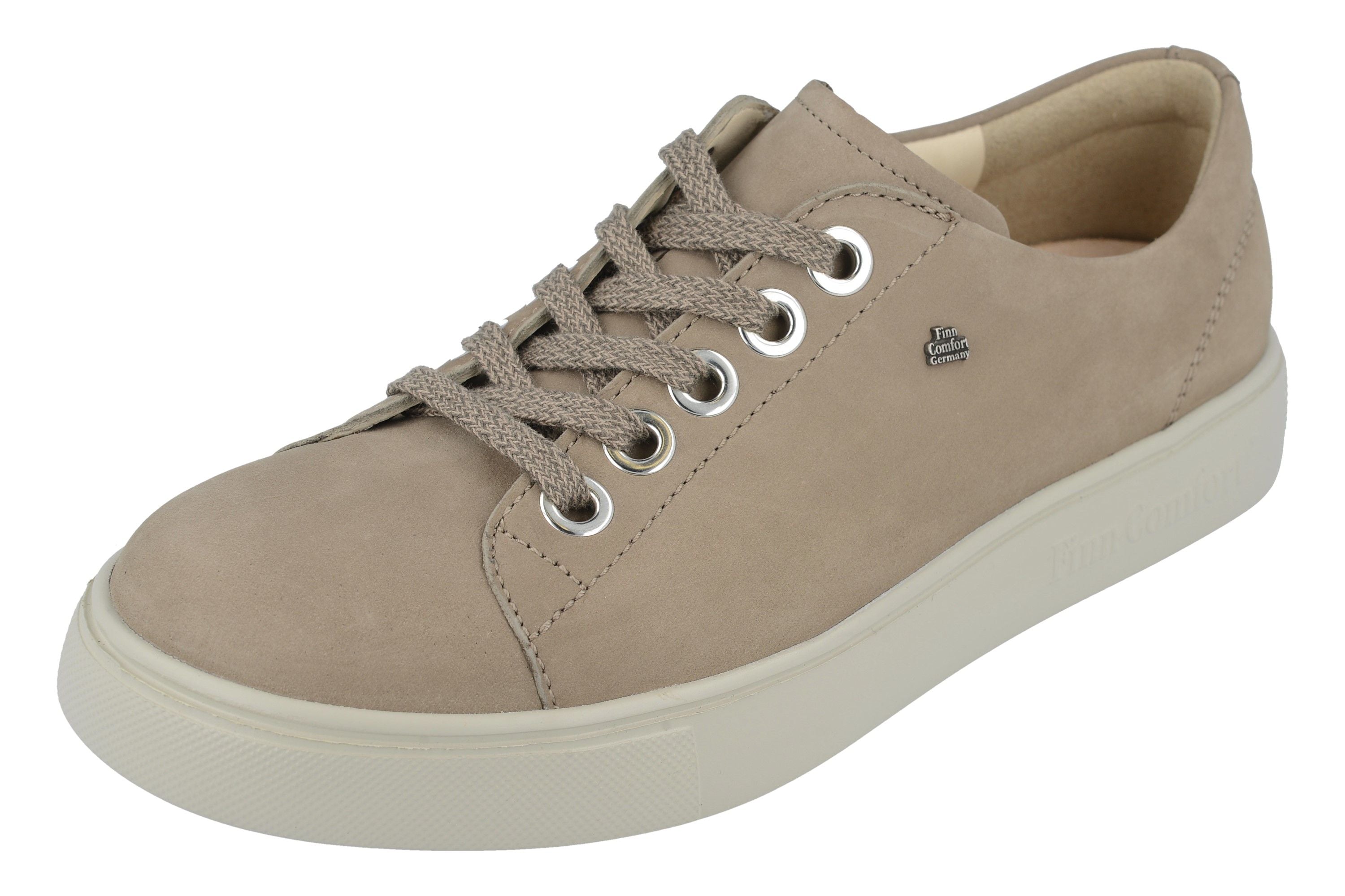 BASKETS FINN COMFORT EL PASO À LACETS GRAVEL NUBUCK