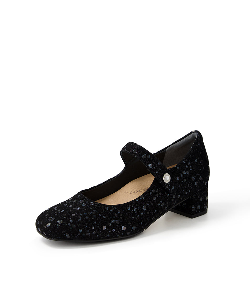 ZIERA KITTY DAIM NOIR SCINTILLANT