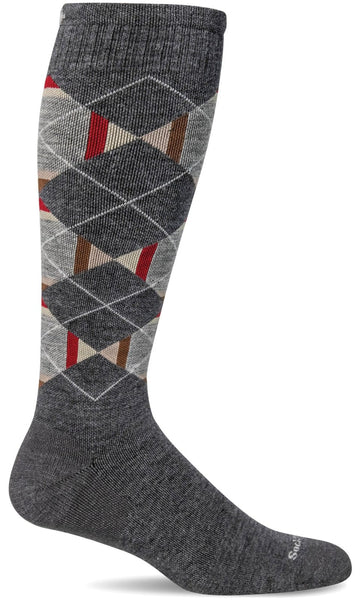 SOCKWELL PRISM ARGYLE 15-20 mmHg CHARBON EN VENTE DIRECTE
