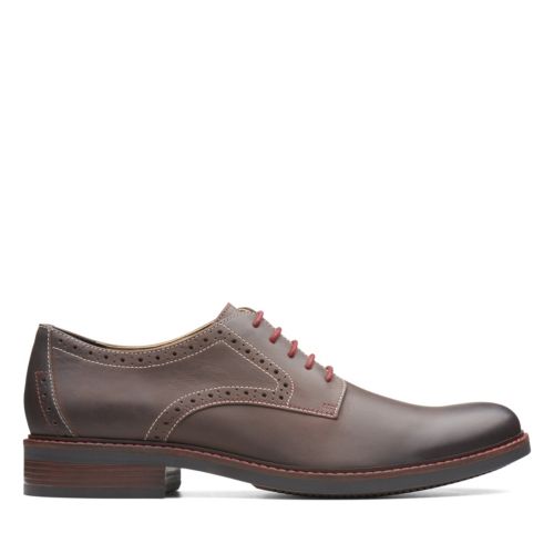 MAXTON CUIR MARRON FONCÉ UNI