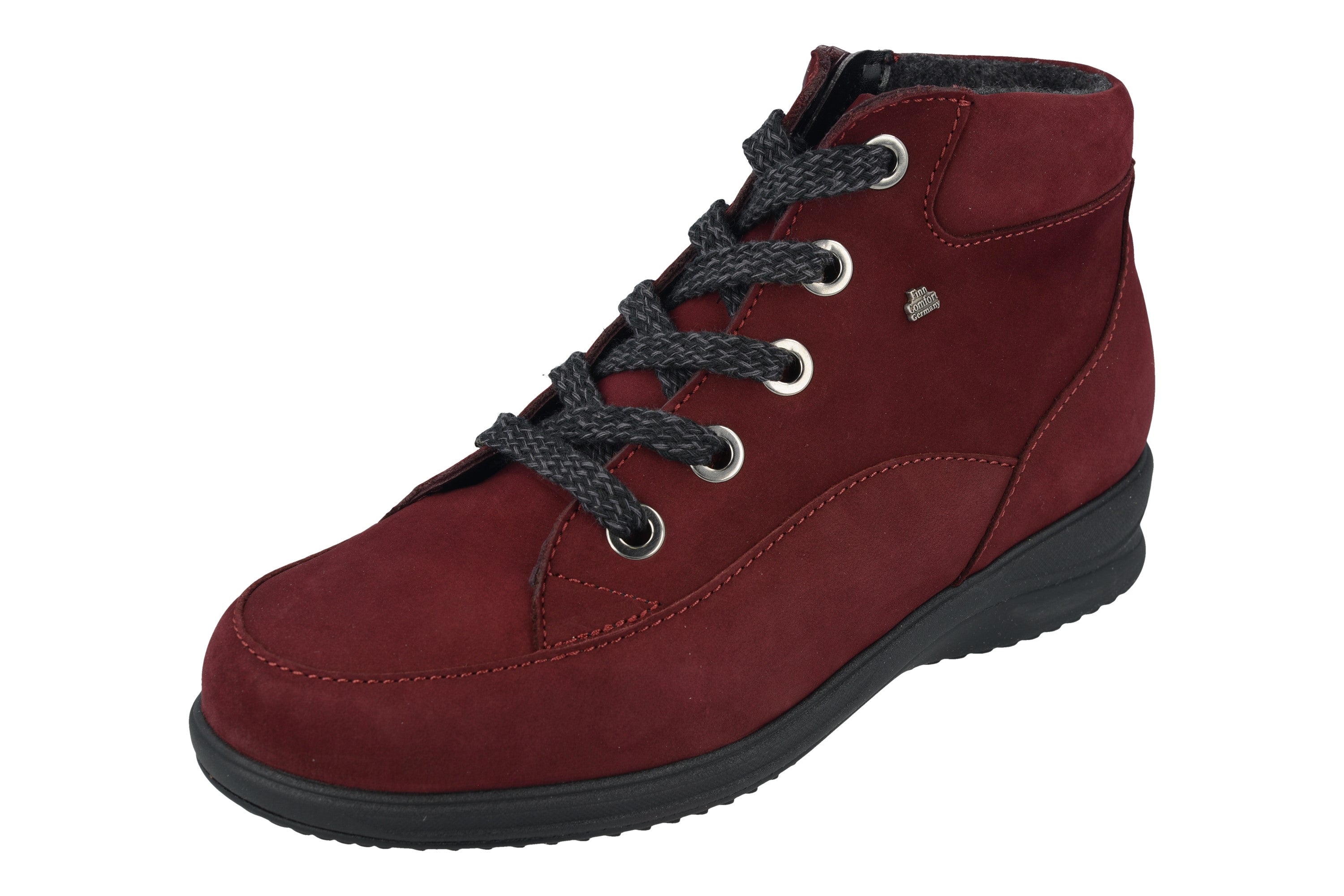 FINN COMFORT PARSENN REDWINE PATAGONIA DOUBLÉE DE LAINE