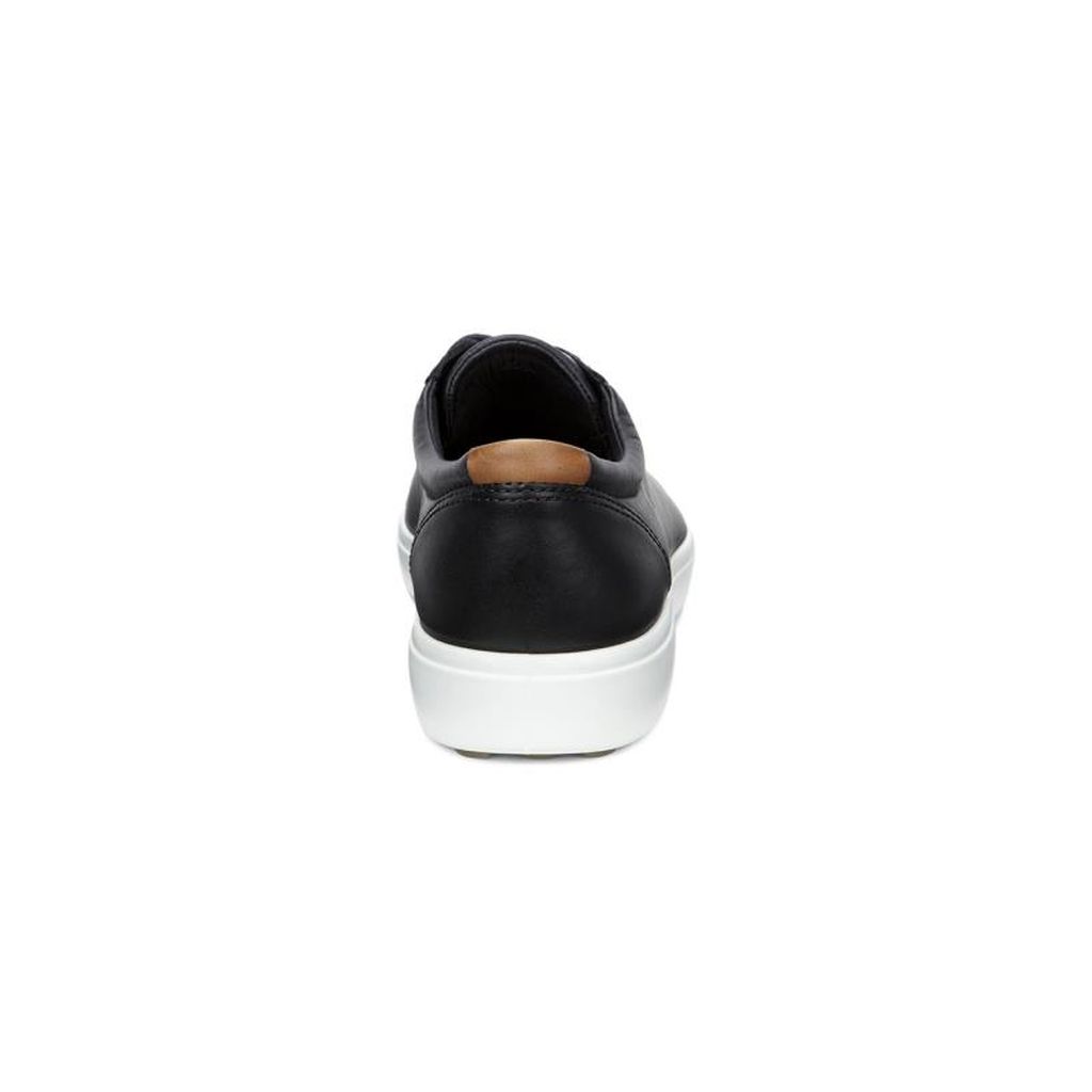 Baskets à lacets ECCO SOFT 7 M en cuir noir DROID