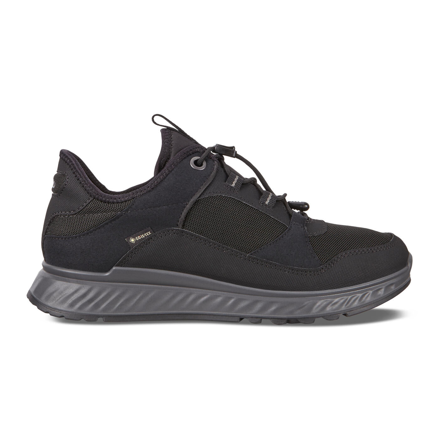 ECCO EXOSTRIDE FEMME BASSE GTX NOIR SYNTHÉTIQUE