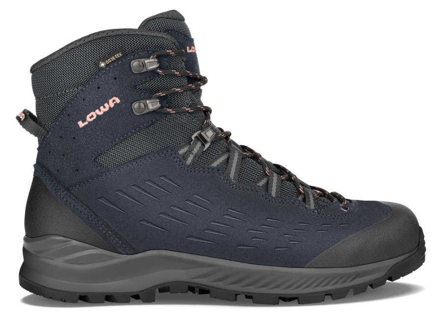 LOWA EXPLORER II GTX MID WIDE FEMME BLEU MARINE/ROSE
