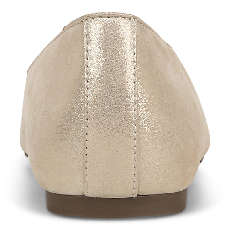Ballerines VIONIC KLARA en cuir doré