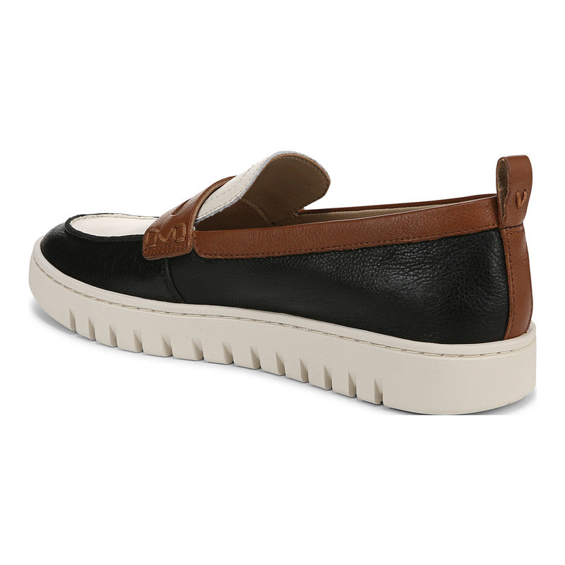 Mocassins VIONIC UPTOWN en cuir noir multi-usages
