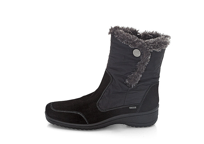CHAUSSURES ARA MUNCHEN DAIM NOIR/TISSU GTX
