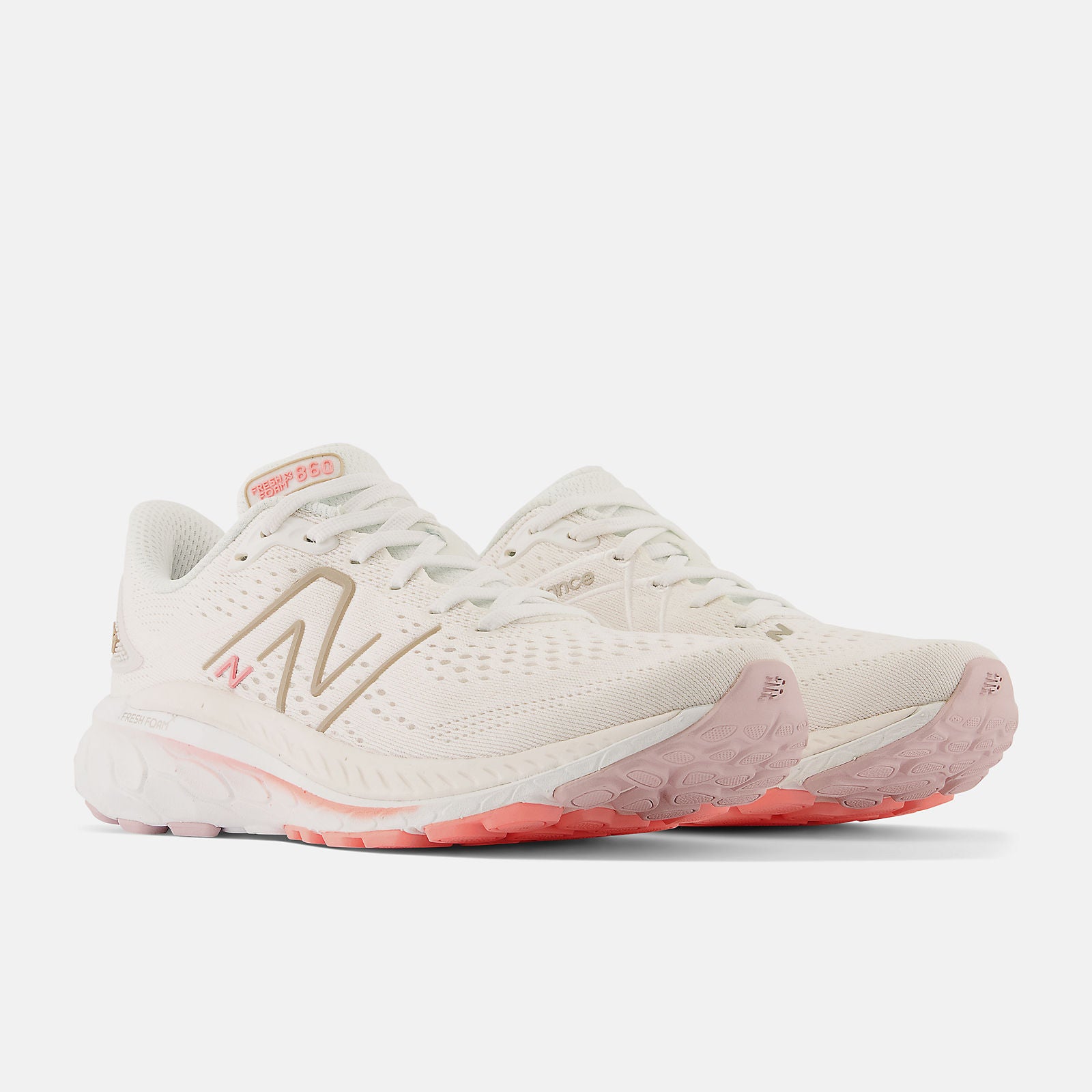 NEW BALANCE FEMME W860L13 BLANC BEIGE