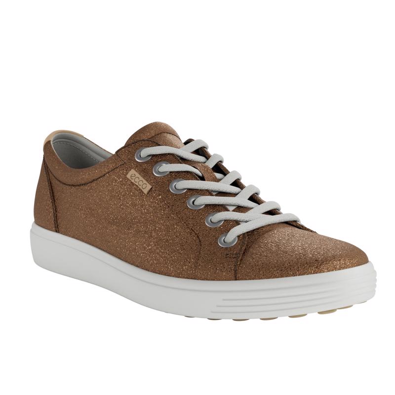 Baskets à lacets ECCO SOFT 7 W bronze antique