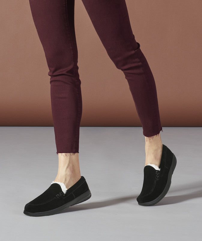 PANTOUFLES VIONIC CEDAR LYNEZ NOIR