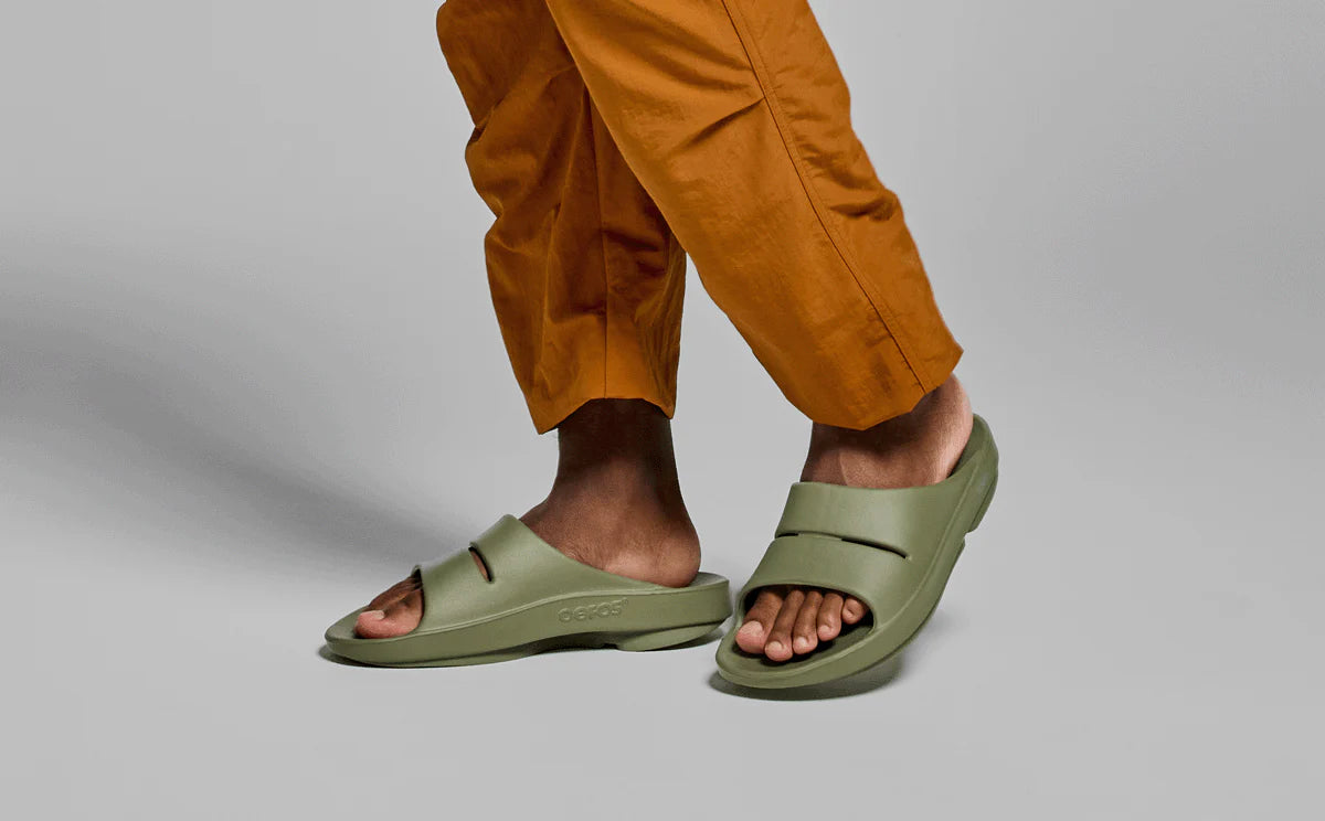 OOFOS OOahh Foliage Slide Sandal