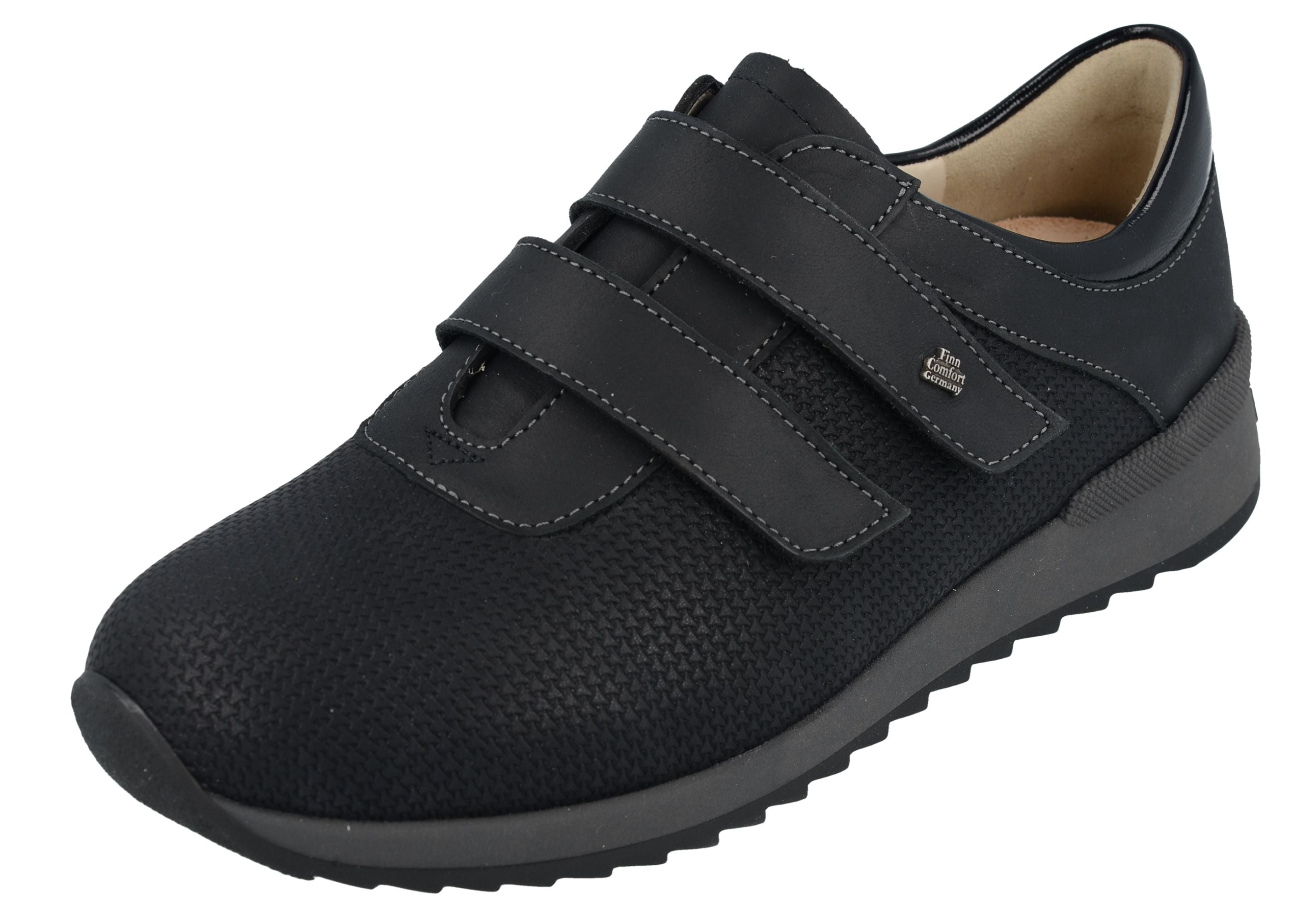 FINN COMFORT IVREA NOIR/ NOIR STRETCH