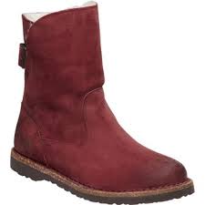 BOTTES BIRKENSTOCK UPPSALA EN PEAU DE PEAU ET DAIM ZINFANDEL