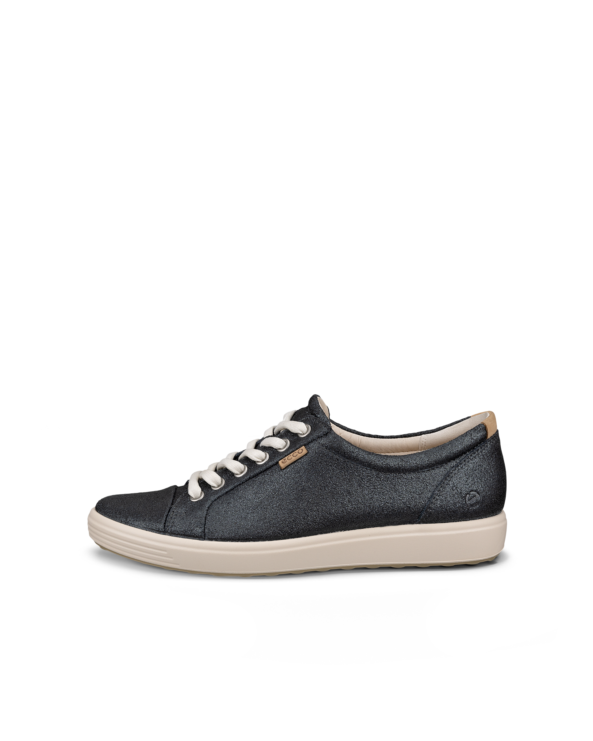 Baskets à lacets ECCO SOFT 7 W argentées et lourdes