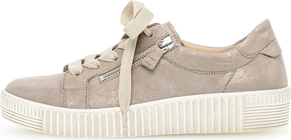 GABOR SNEAKER LACED 43.334.62 CARUSO METALLIC MUSCHEL