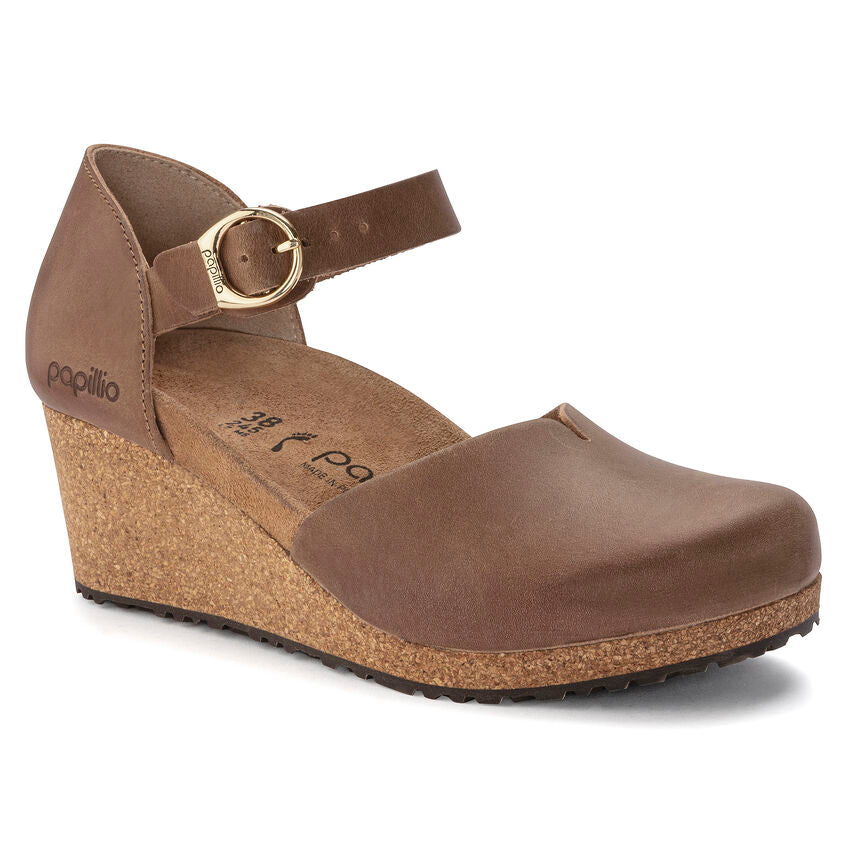 BIRKENSTOCK MARY RING BOUCLE COGNAC 