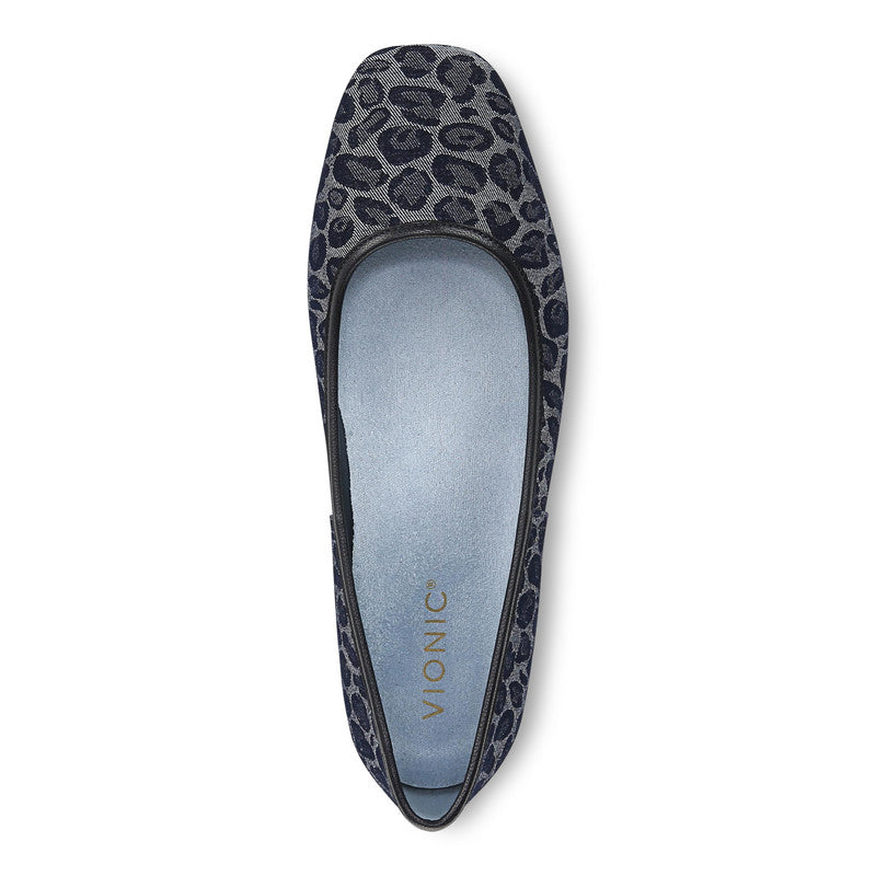 VIONIC ORINDA BALLET PLAT DENIM MULTI
