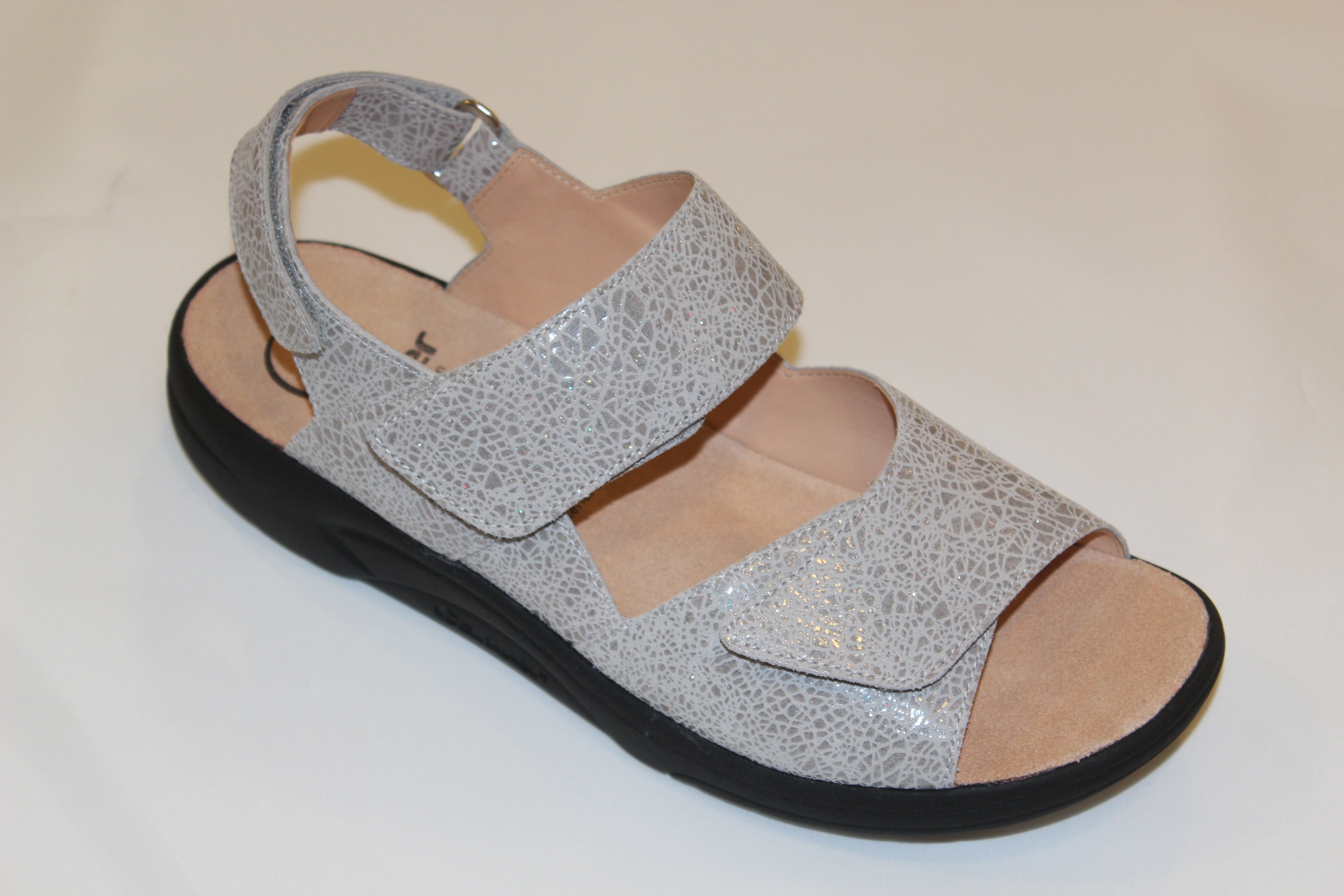 GANTER FABIA LIGHT GREY CRUSH VELOUR