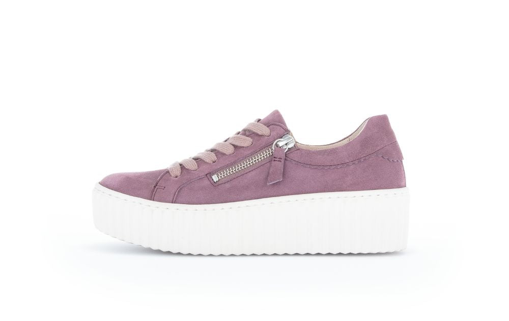 CHAUSSURE À LACETS (FERMETURE ÉCLAIR) GABOR 93.200.10 LAVANDE (CRÈME)